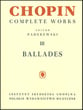 Ballades piano sheet music cover